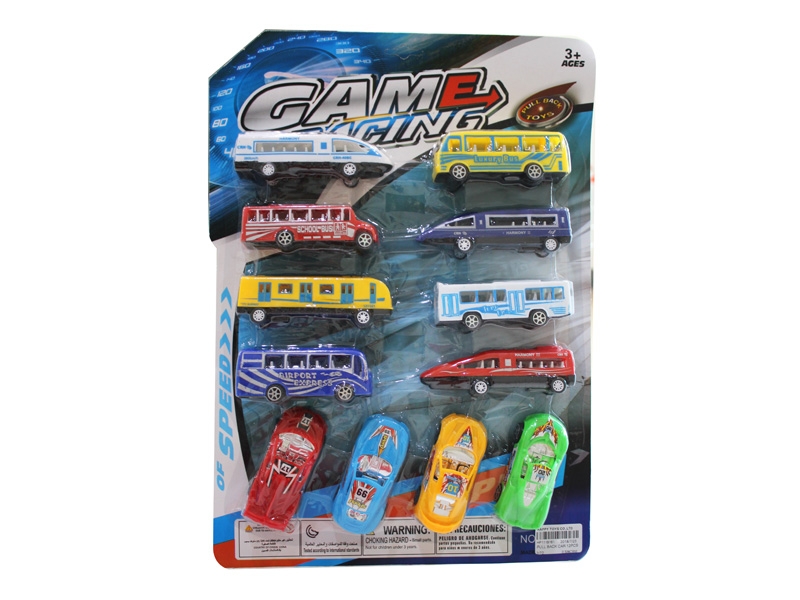 PULL BACK CAR 12PCS - HP1118161