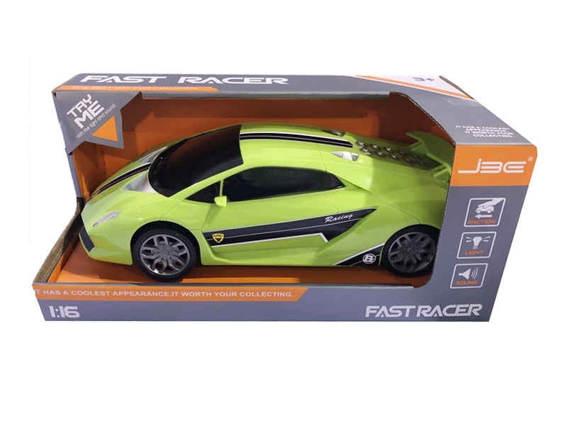 FRICTION CAR W/LIGHT & MUSIC  & INCLUDED BATTERY - HP1118340