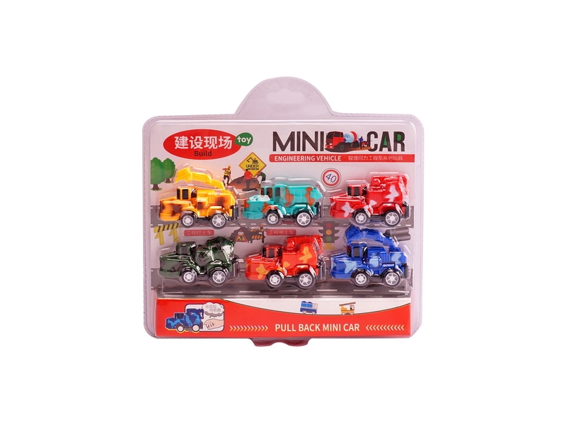 PULL BACK CAR 6PCS - HP1118689