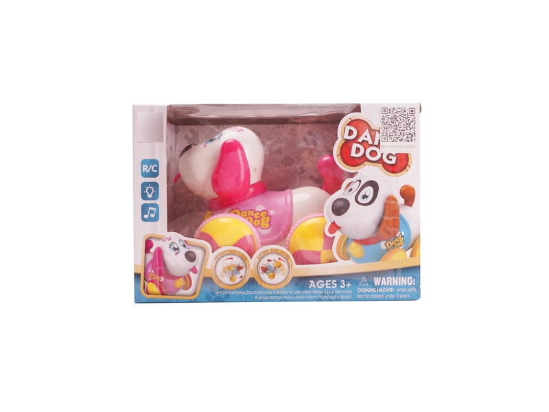 R/C STUNT DOG W/LIGHT & MUSIC & USB,BLUE/PINK,INCLUDED BATTERY - HP1118723