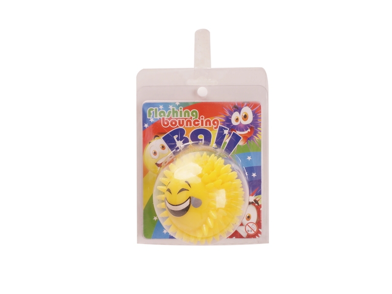 7CM FLASHING BOUNCING BALL W/WHISTLE - HP1118802