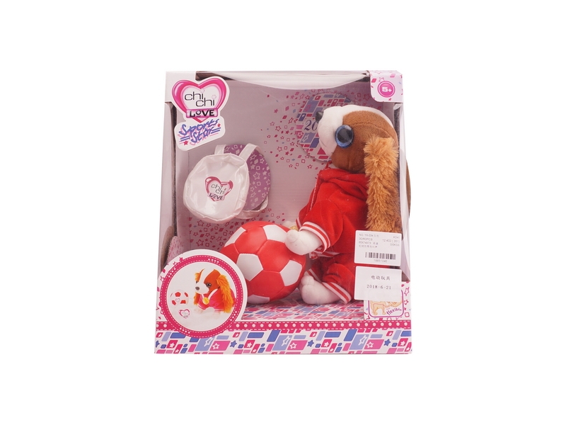 PLUSH DOG W/SOUND RED/BLUE/PINK - HP1118823