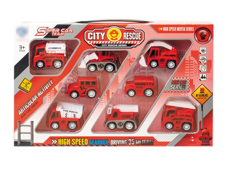 FRICTION CAR 8PCS - HP1118899