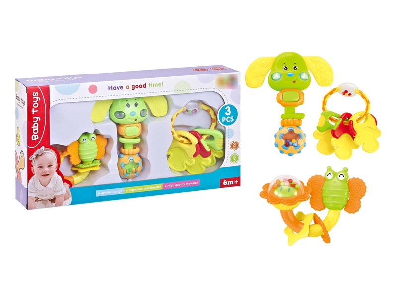 BABY RATTLE SET 3PCS - HP1119074