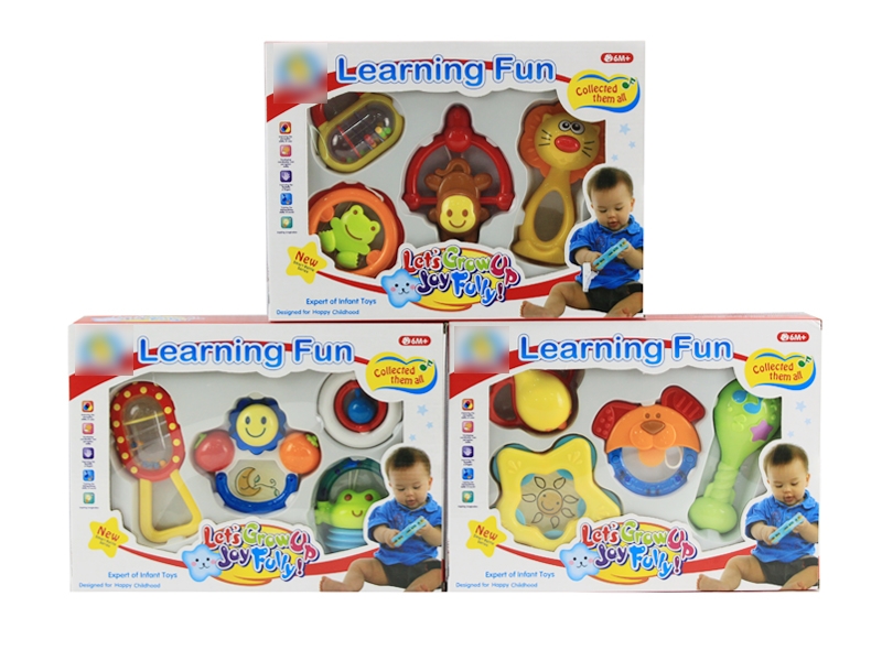 BABY RATTLE 4PCS 3 ASST. - HP1119528