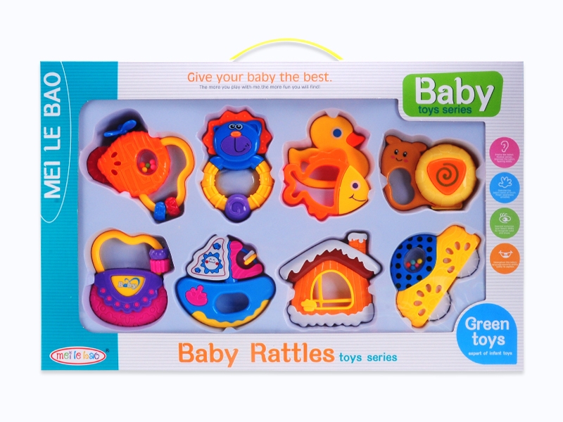 BABY RATTLE 9PCS - HP1119544