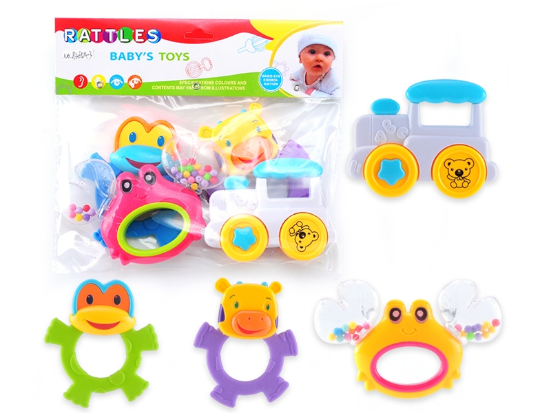 BABY RATTLE 4PCS - HP1119548