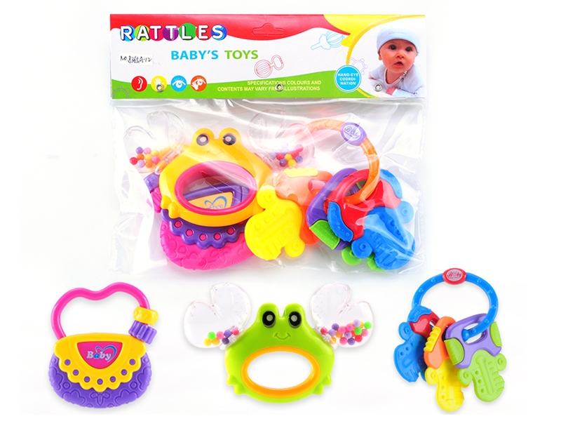 BABY RATTLE 3PCS - HP1119550