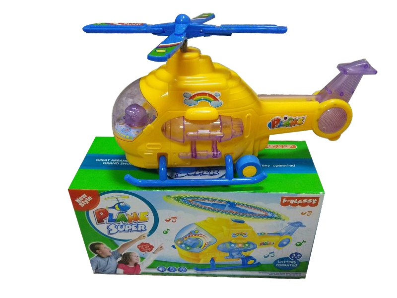 B/O BUMP & GO HELICOPTER W/LIGHT & MUSIC - HP1119554