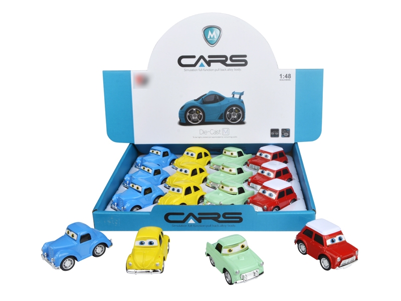 PULL BACK CAR 4 ASST.12PCS - HP1119626