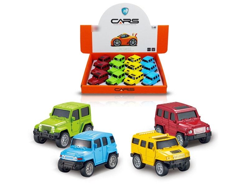 PULL BACK CAR 4 ASST.12PCS - HP1119631