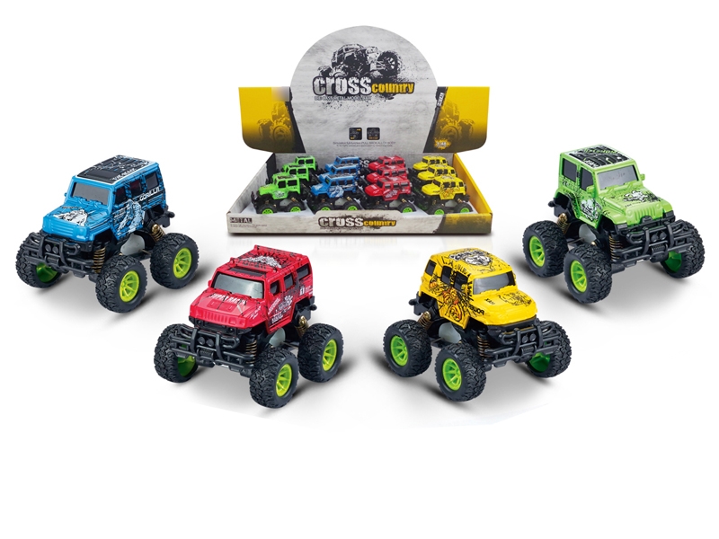 PULL BACK CAR 4 ASST.12PCS - HP1119632