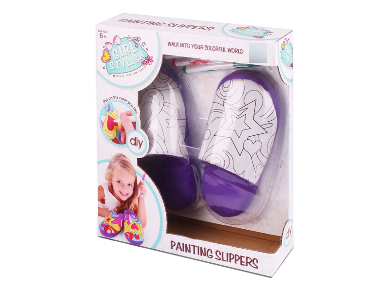 DIY COLORING SLIPPER SHOES - HP1119670