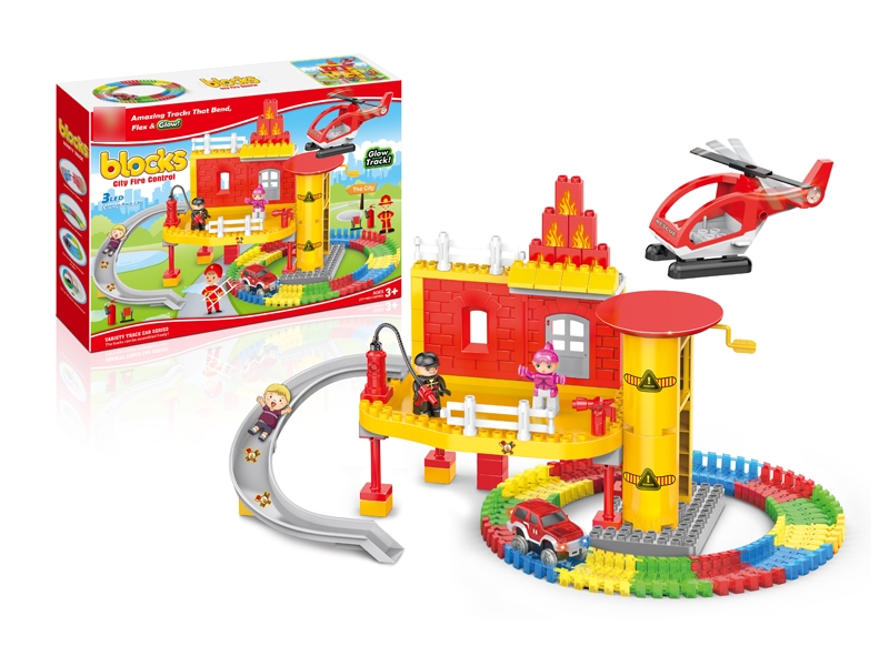 B/O RAIL CAR W/BUILDING BLOCK 137PCS - HP1119806