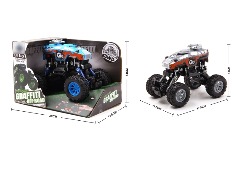 PULL BACK CAR BIU & GRAY - HP1119851