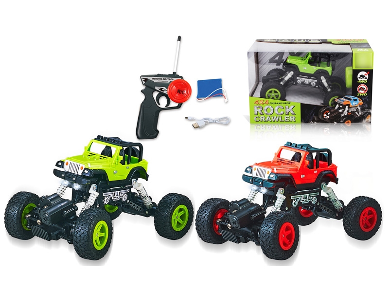 1:22 4 FUNCTION R/C CAR W/USB,INCLUDED BATTERY RED/GREEN - HP1119907