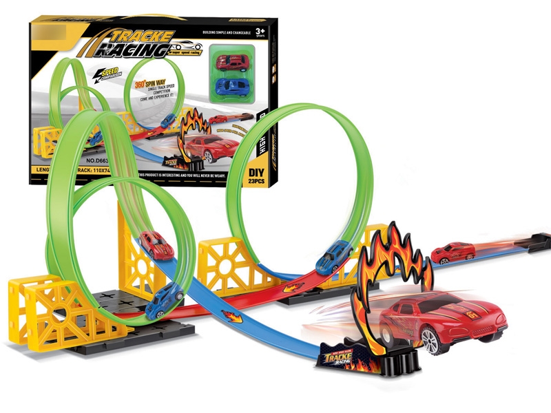 PULL BACK RAIL CAR 23PCS - HP1119937