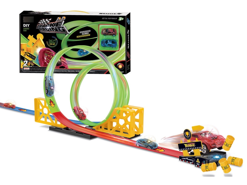 PULL BACK RAIL CAR W/NOCTILUCENC,24PCS - HP1119945