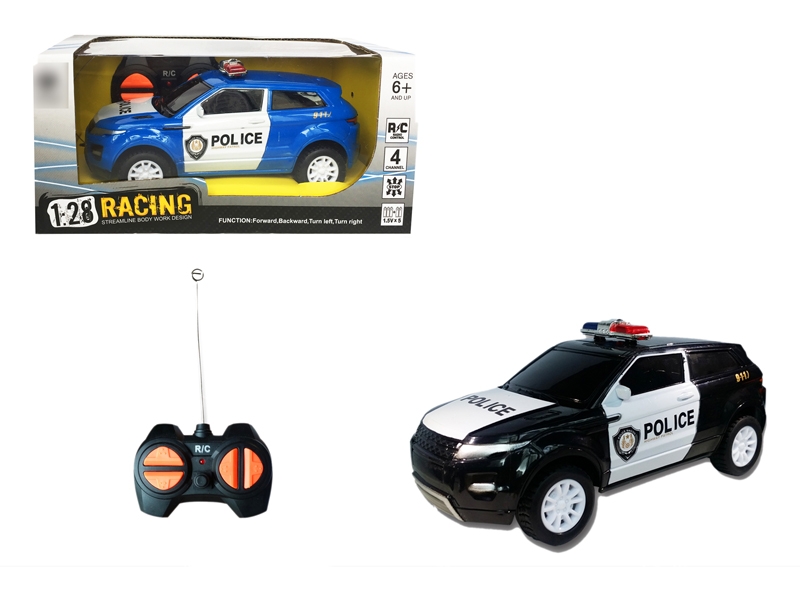 1:28 4 FUNCTION R/C CAR,NOT INCLUDED BATTERY BLUE/BLACK - HP1120110