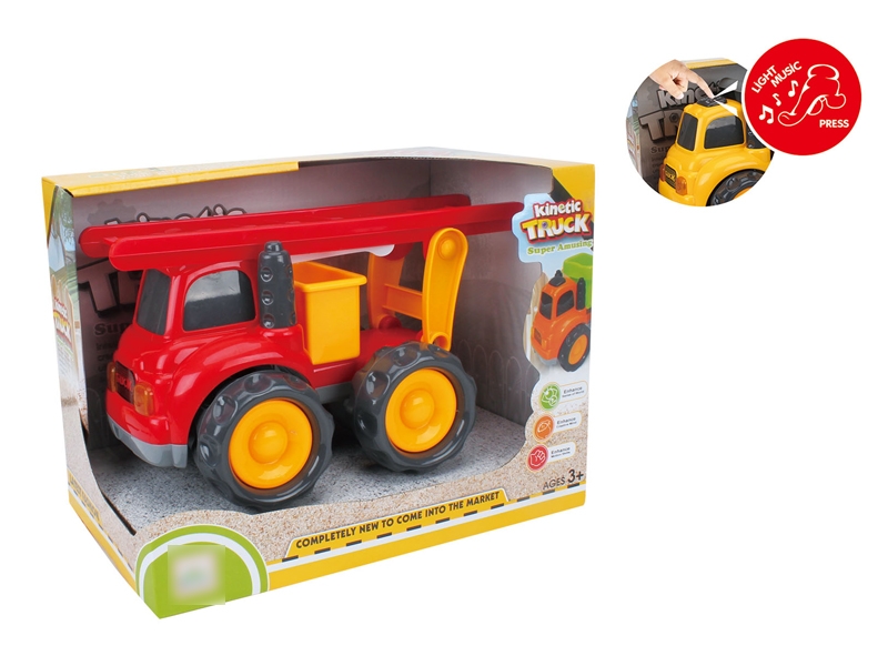 FRICTION CONSTRUCTION CAR W/LIGHT & MUSIC & INCLUDED BATTERY - HP1120132