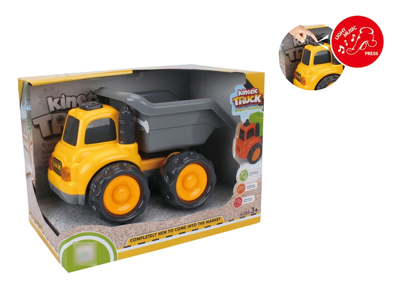 FRICTION CONSTRUCTION CAR W/LIGHT & MUSIC & INCLUDED BATTERY - HP1120136