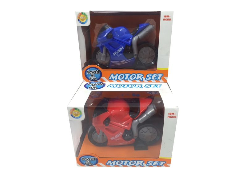 PULL BACK MOTORBIKE RED & BIU - HP1120251