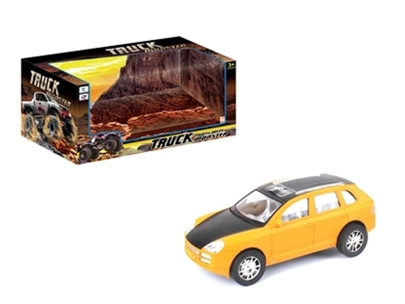 FRICTION CAR RED & YELLOW & BIU - HP1120298