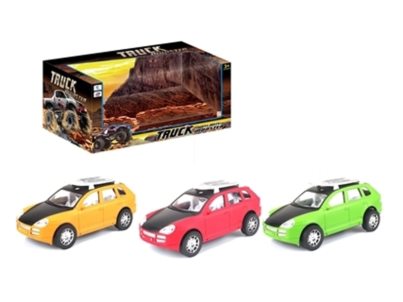 FRICTION CAR RED & YELLOW & GREEN - HP1120299