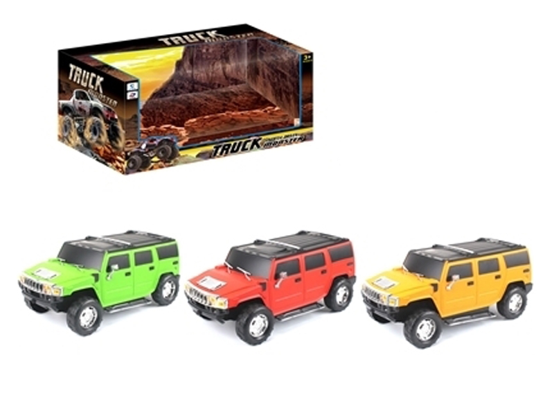 FRICTION CAR RED & YELLOW & GREEN - HP1120300