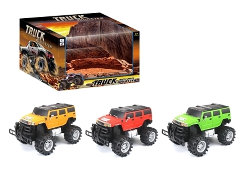 FRICTION CAR RED & YELLOW & GREEN - HP1120325