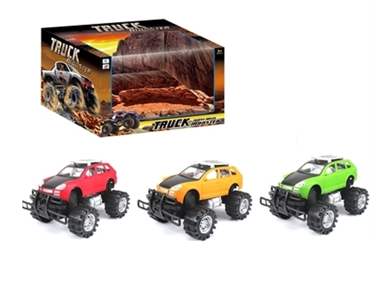 FRICTION CAR RED & YELLOW & GREEN - HP1120327