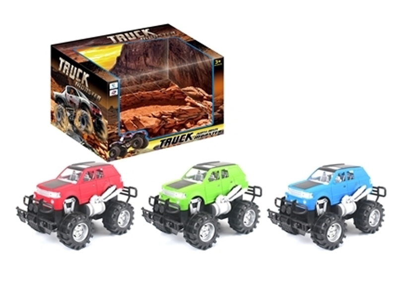 FRICTION CAR RED & BIU & GREEN - HP1120330