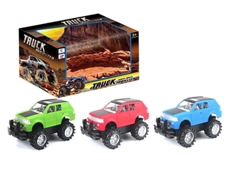 FRICTION CAR  RED & BIU & GREEN - HP1120335