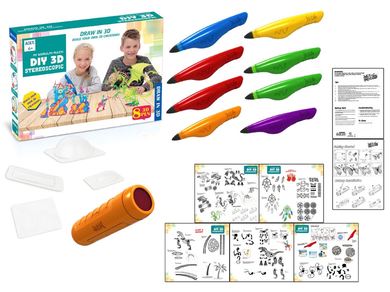 DIY 3D GLUE DRAW W/ACCESSORIES - HP1120353