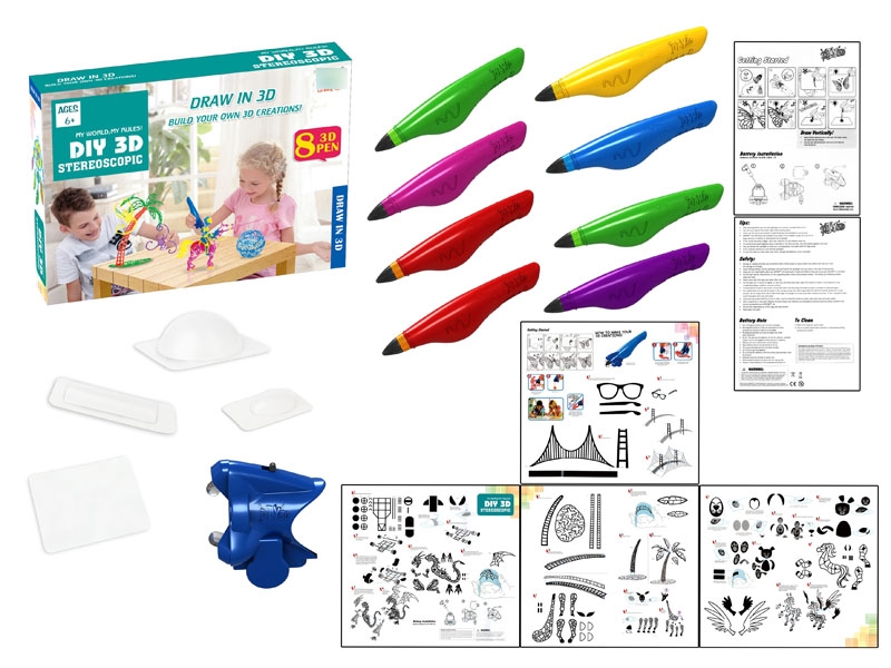 DIY 3D GLUE DRAW W/ACCESSORIES INCLUDED BATTERY - HP1120354