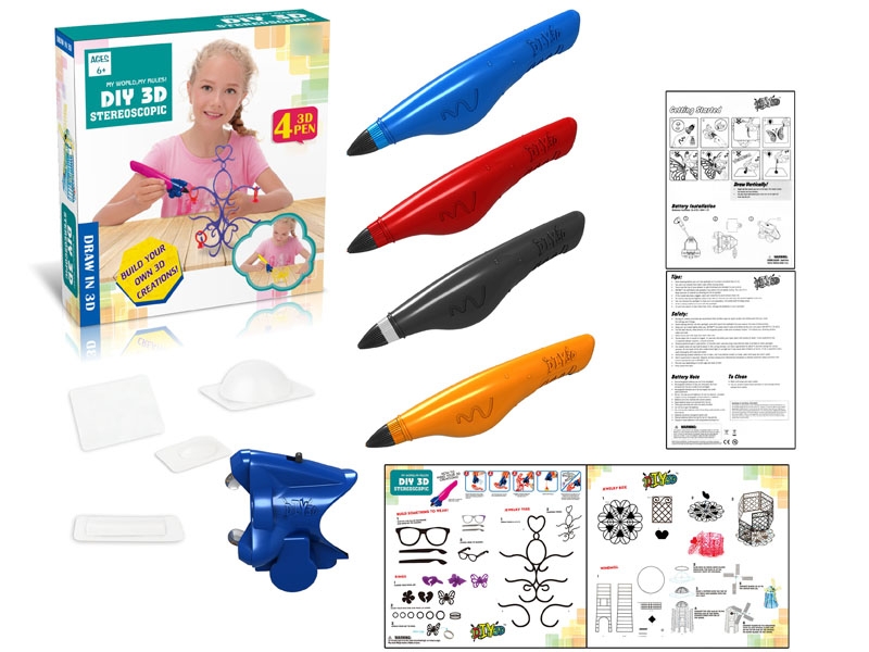 DIY 3D GLUE DRAW W/ACCESSORIES INCLUDED BATTERY - HP1120356