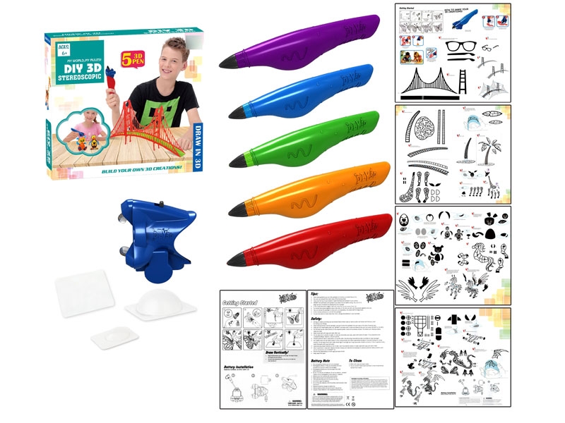 DIY 3D GLUE DRAW W/ACCESSORIES INCLUDED BATTERY - HP1120360