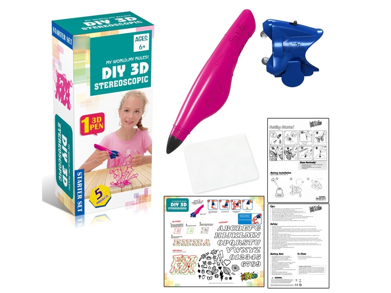 DIY 3D GLUE DRAW W/ACCESSORIES INCLUDED BATTERY - HP1120361