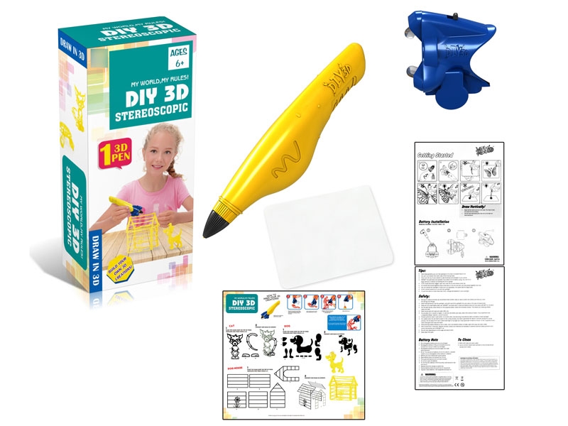 DIY 3D GLUE DRAW W/ACCESSORIES INCLUDED BATTERY - HP1120363