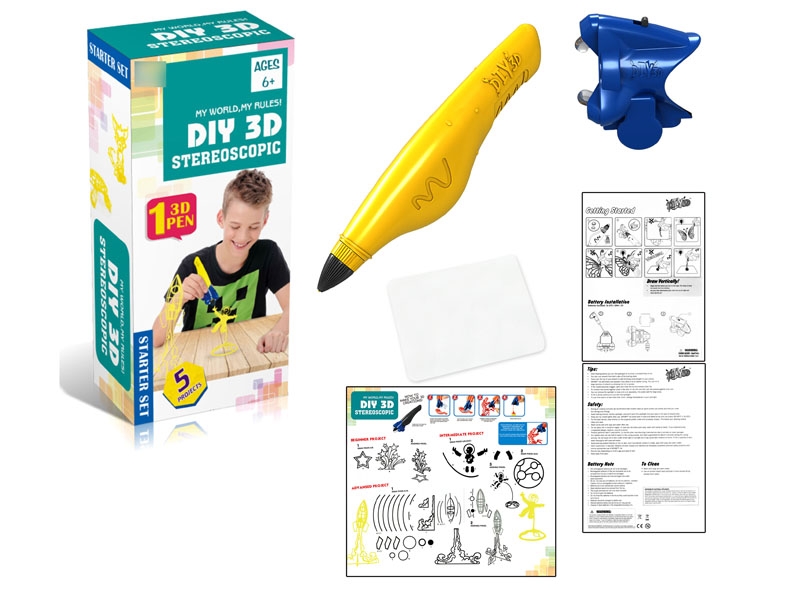 DIY 3D GLUE DRAW W/ACCESSORIES INCLUDED BATTERY - HP1120364