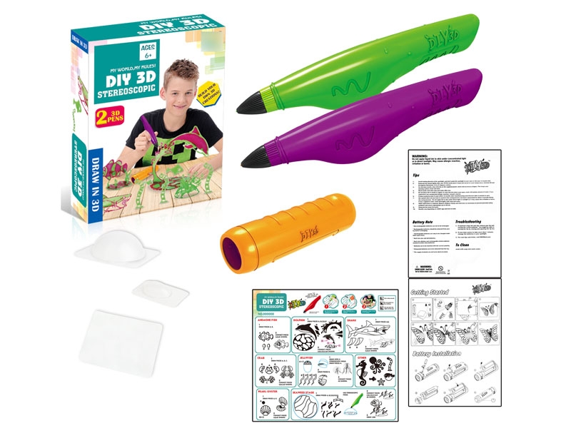 DIY 3D GLUE DRAW W/ACCESSORIES - HP1120374