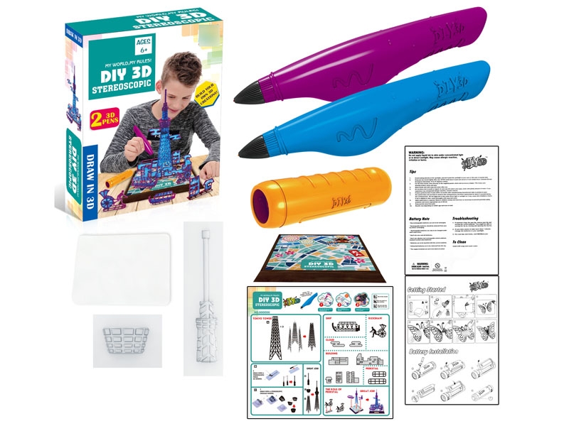 DIY 3D GLUE DRAW W/ACCESSORIES - HP1120376