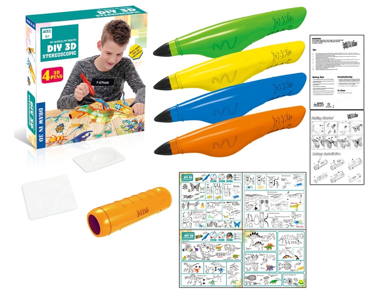 DIY 3D GLUE DRAW W/ACCESSORIES - HP1120383