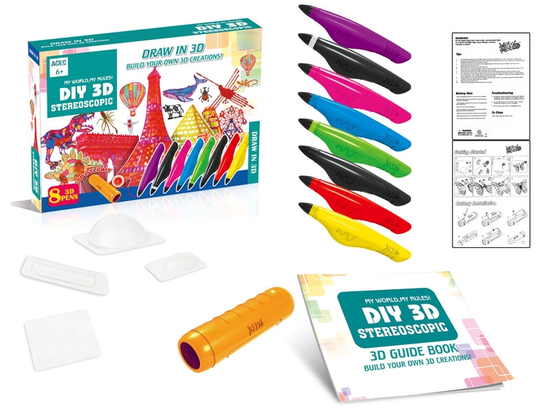 DIY 3D GLUE DRAW W/ACCESSORIES - HP1120384
