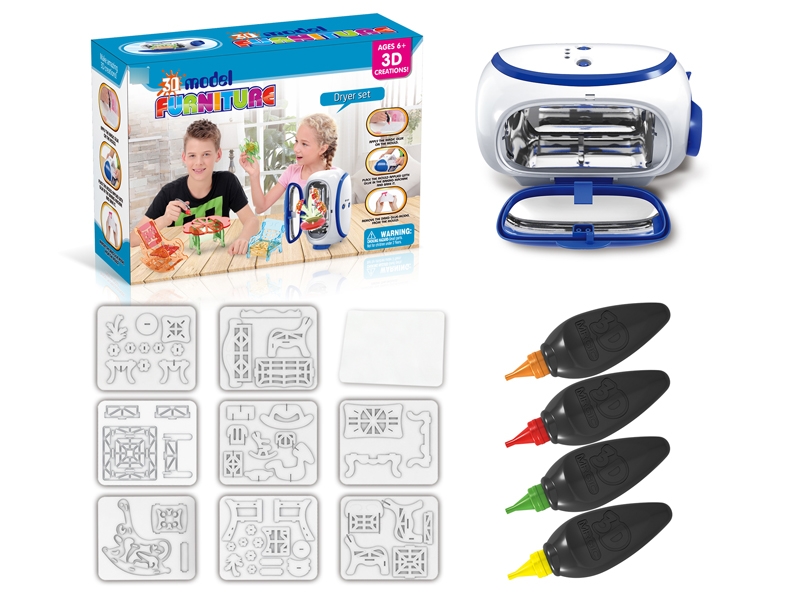 DIY 3D GLUE DRAW W/CURING OVEN & ACCESSORIES - HP1120385