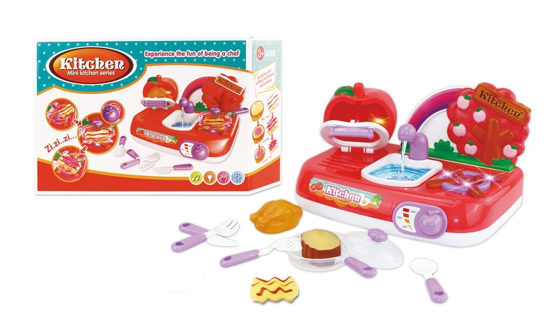 B/O KITCHEN PLAY SET 10PCS - HP1120399