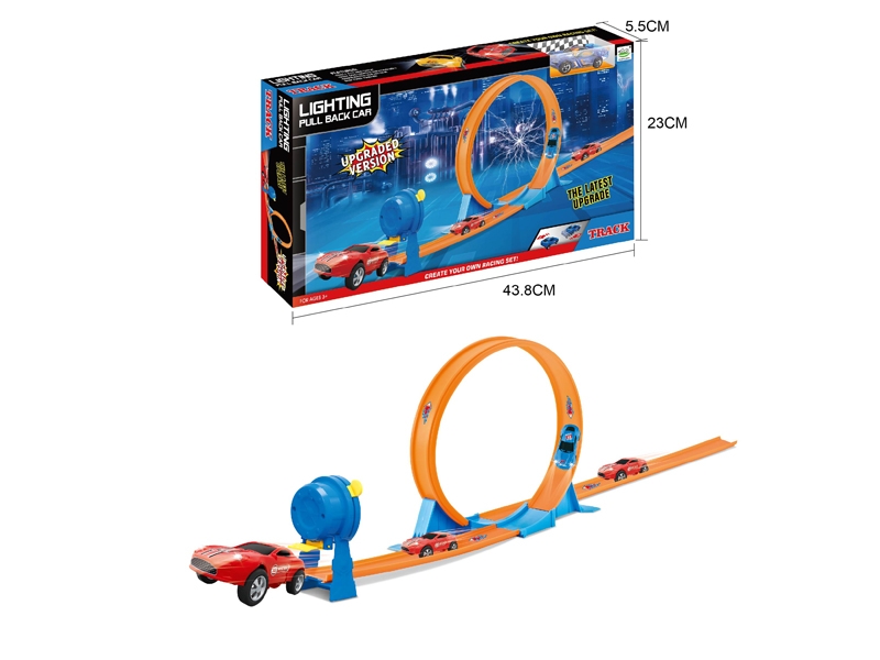 PULL BACK RAIL CAR W/LIGHT & INCLUDED BATTERY - HP1120473