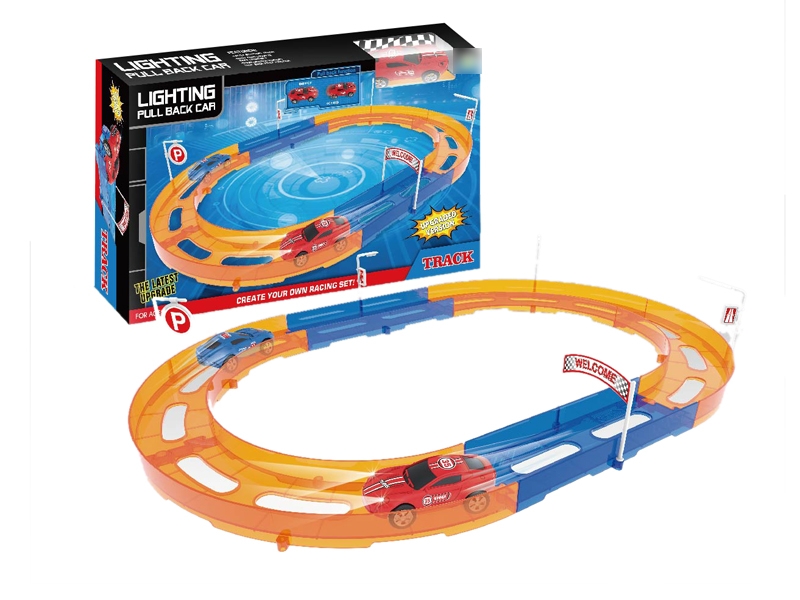 PULL BACK RAIL CAR W/LIGHT - HP1120477