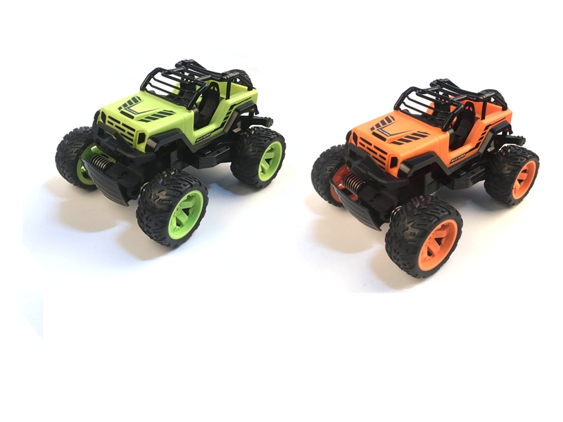 2.4G 4 FUNCTION R/C CAR W/INCLUDED BATTERY ORANGE/GREEN - HP1120661