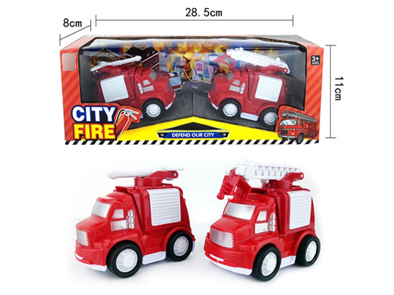 FRICTION FIRE TRUCK 2PCS - HP1120679